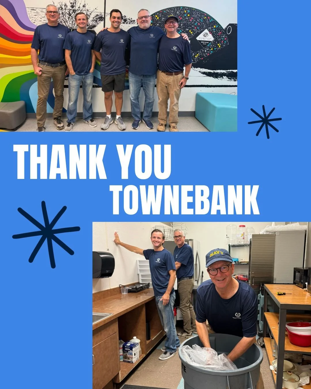 Shoutout to our friends at @TowneBank for showing love to the Club! 🙌 They rolled up their sleeves to help clean, organize, and refresh our spaces&mdash;making sure members have the best environment to learn, play, and grow. 💙

This is what communi