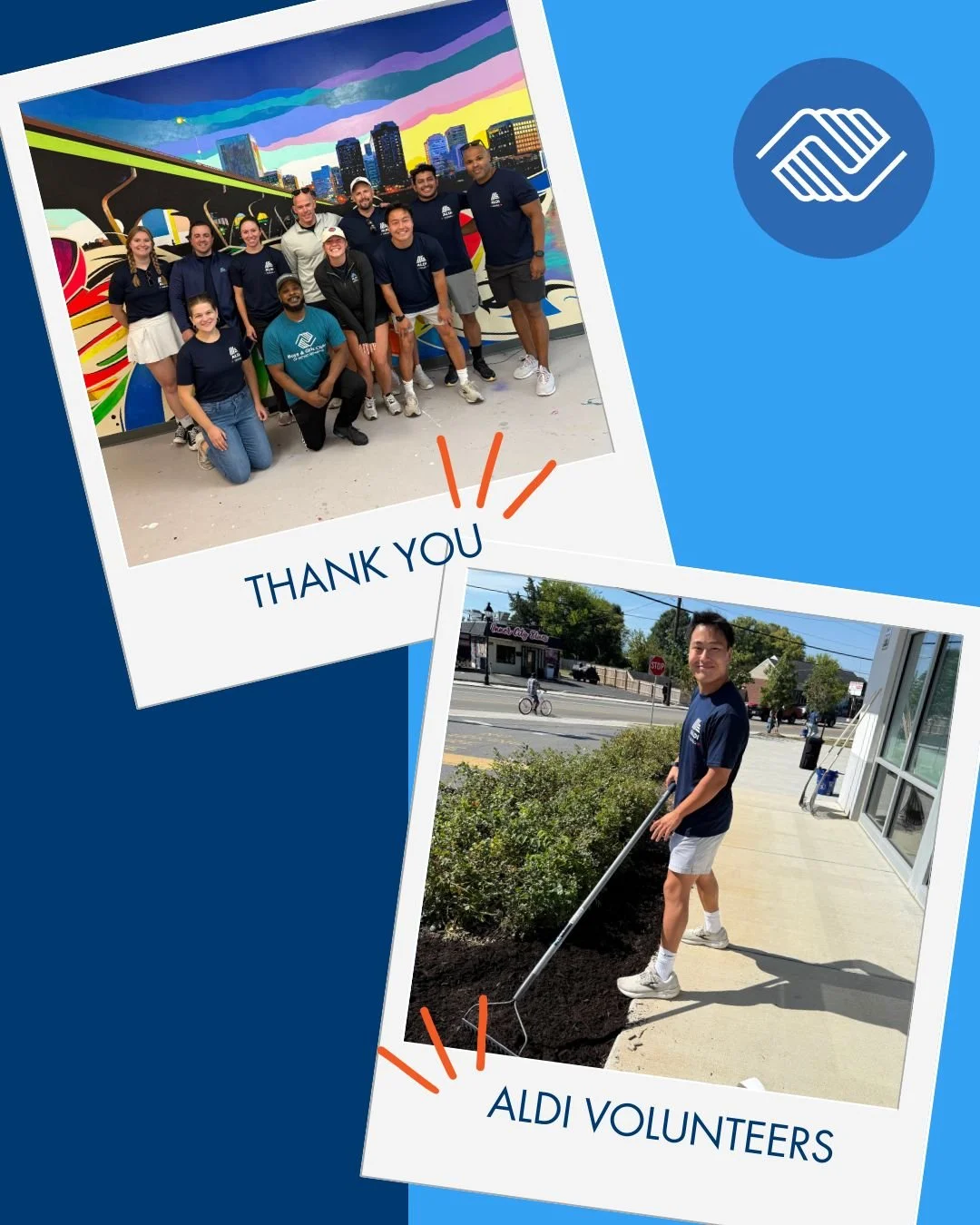 Big shoutout to @ALDI for rolling up their sleeves at BGCMR! 💪
They helped spruce up our Clubs&mdash;landscaping, washing buses, and all-around clean-up vibes. Our spaces are looking fresh thanks to their energy and teamwork! 
#BGCMR #ALDI #Communit