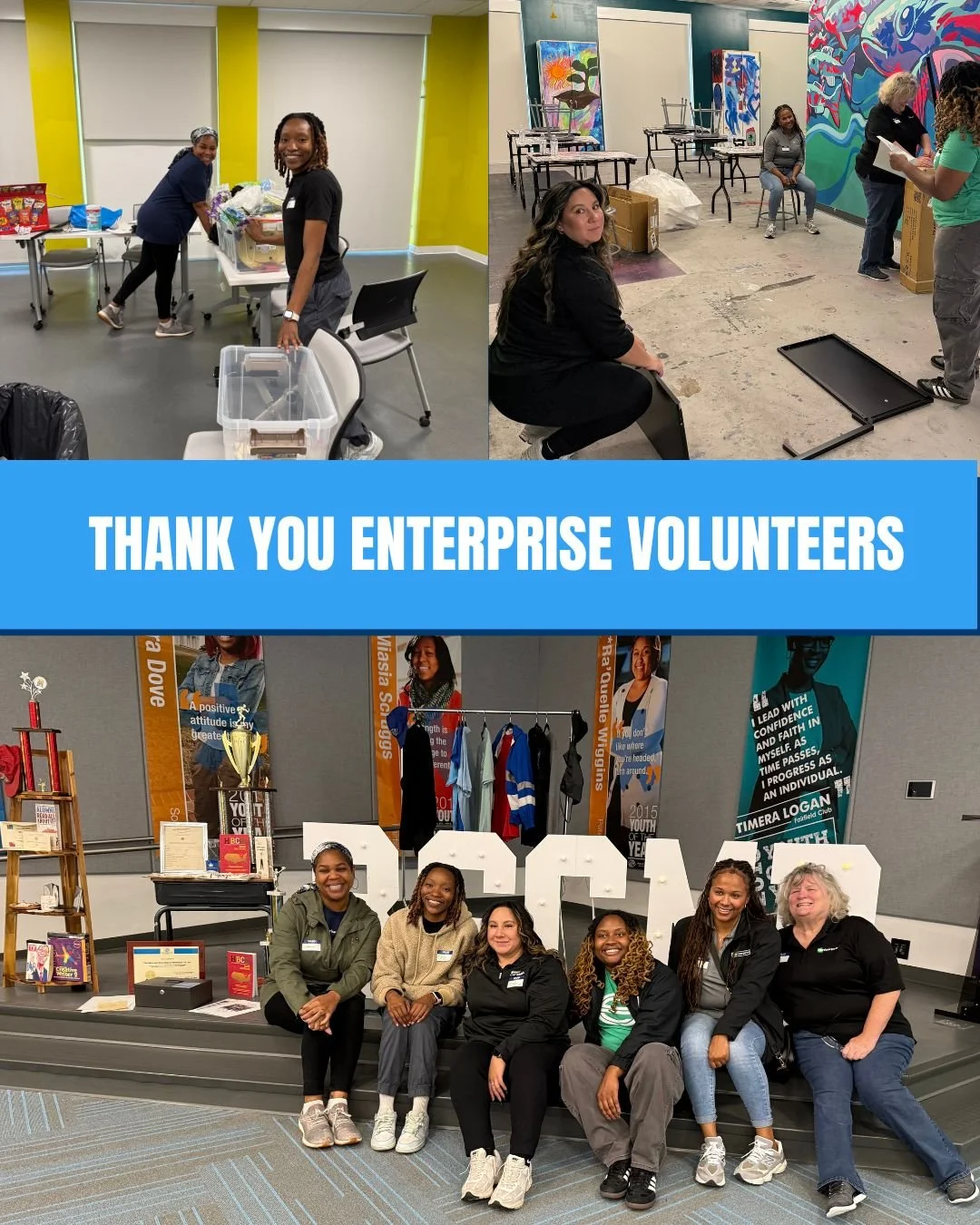 Boys &amp; Girls Clubs of Metro Richmond would like to thank @Enterprise for volunteering at our Teen Center.

Their team supported our operations by breaking down event spaces, setting up for upcoming programs, and assisting with organization projec