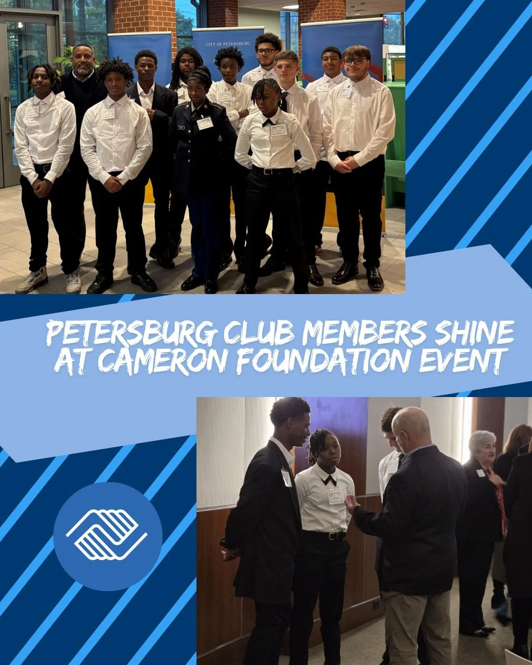 Our Petersburg Club members showed UP at The Cameron Foundation event. ✨

From picking out outfits to practicing their public speaking, they put in the work and it paid off.
They greeted guests, shared their stories, and represented The Club with con