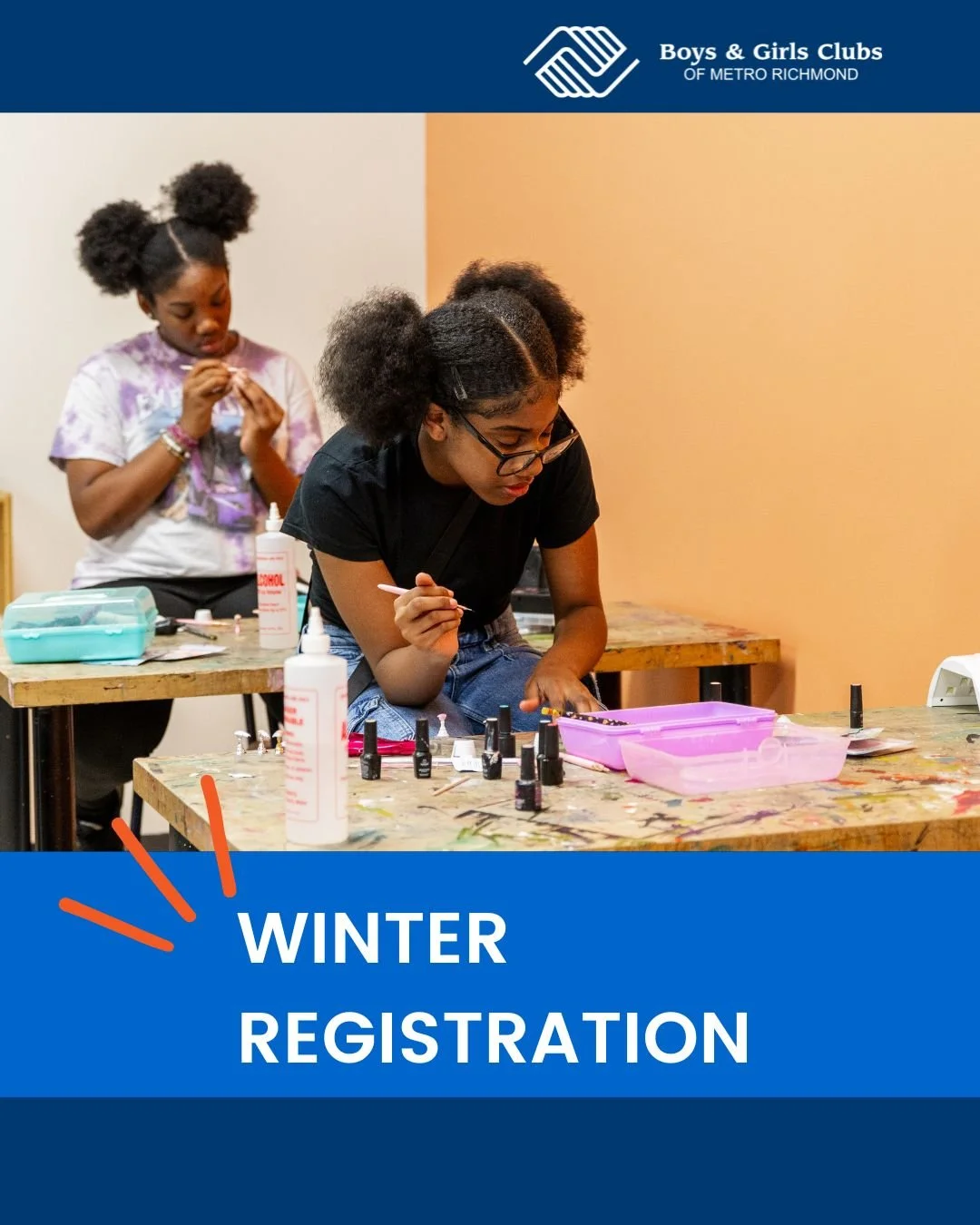 Winter at The Club is where the fun happens ❄️🔥
Registration is OPEN and it&rsquo;s FREE &mdash; come hang out, try new things, meet new people, and be part of a place where you belong.
Sign up now at bgcmr.org 💪✨

#BGCMR #YouBelong #WinterAtTheClu