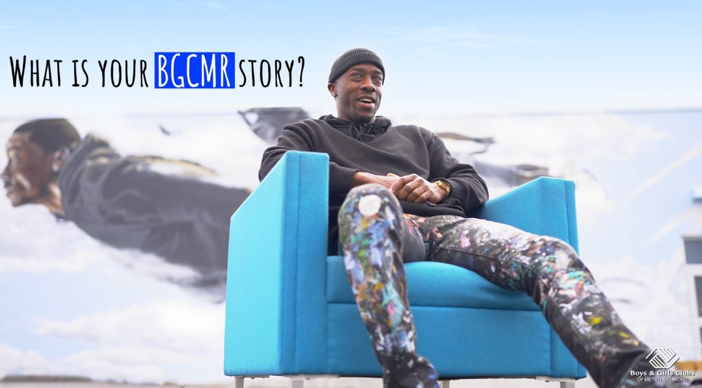 BGCMR is proud to highlight Club alumnus Jason Ford, a Richmond-based artist known for his bold, creative work and commitment to uplifting community culture.

Introduced to the Boys &amp; Girls Club by a friend, Jason learned early on the importance 