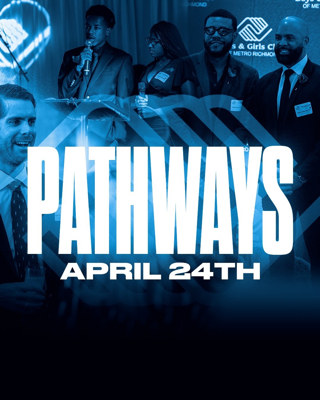 The countdown to April 24th is on! Pathways tickets are live! 🎫✨

Join us for an unforgettable evening celebrating youth empowerment and the mission of BGCMR. Secure your spot at the link in our bio! 🔗

#BGCMR #Pathways2026 #RVA #YouthEmpowerment #