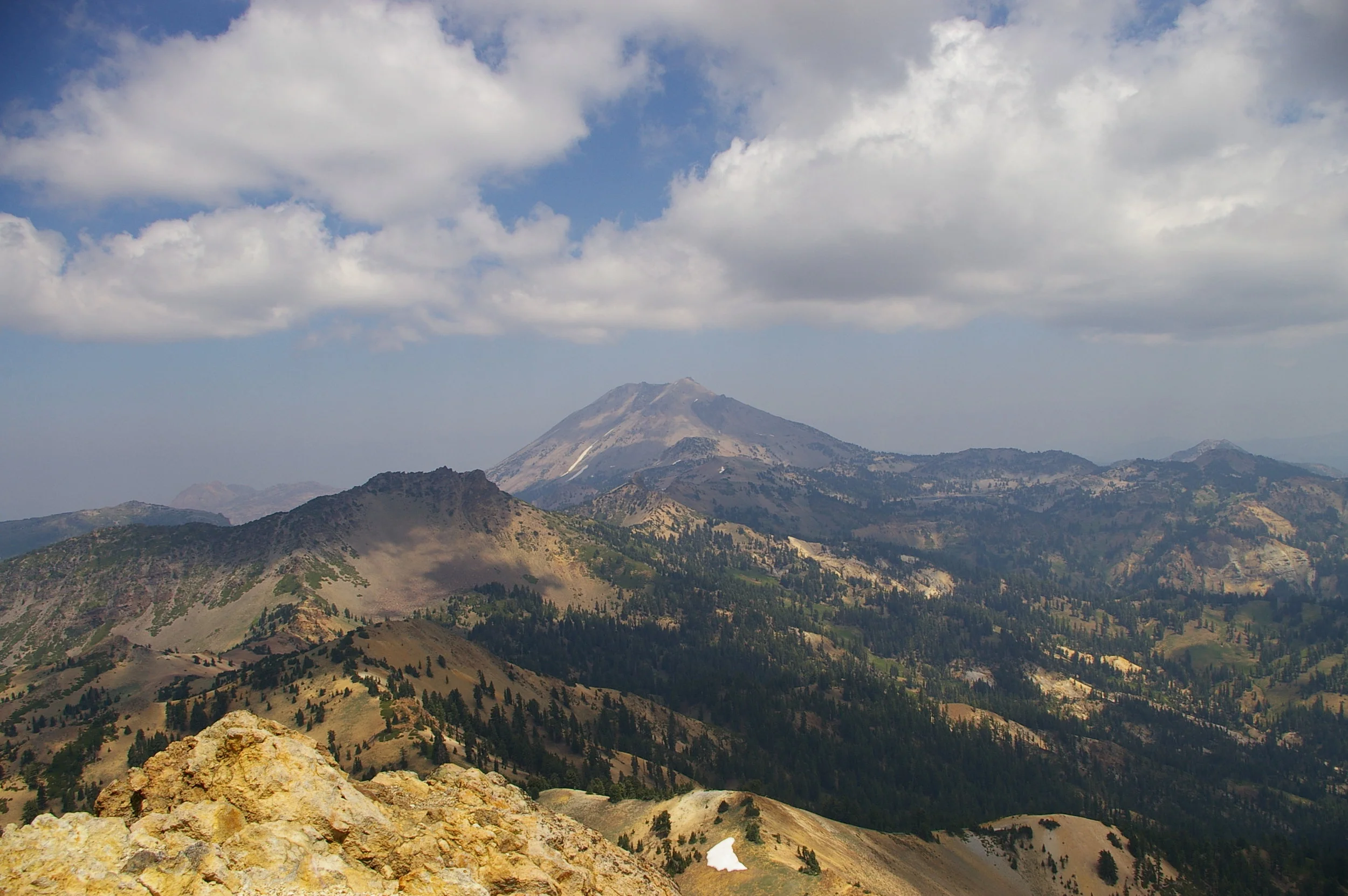 Lassen Peak from Brokeoff Mountain
