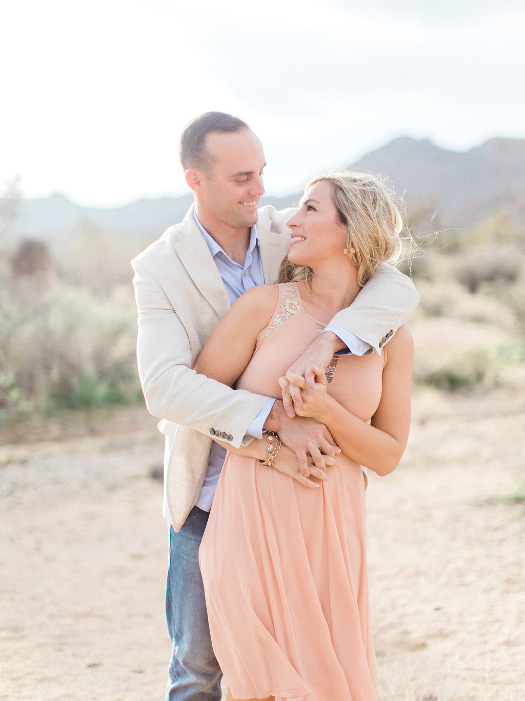 Joshua Tree Engagement Session | What to Wear for Pictures | Southern California Wedding Photographer | Mastin Labs Fuji Film | Fine Art Photographer | Desert Shoot | Couple in Love | Marine.jpg