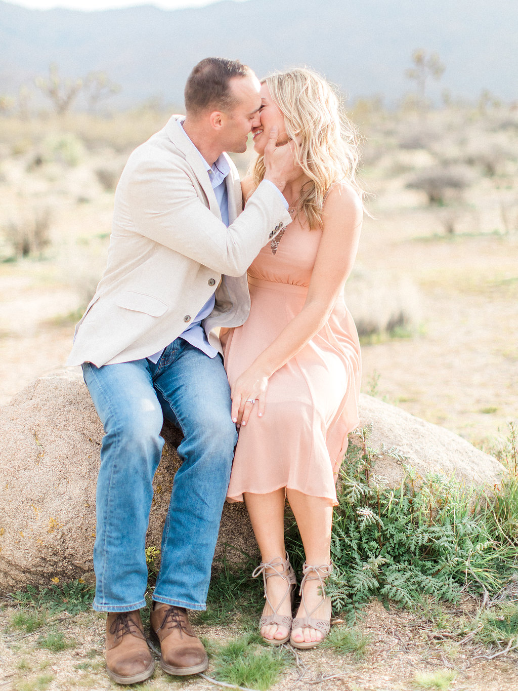 Joshua Tree Engagement Session | What to Wear for Pictures | Southern California Wedding Photographer | Mastin Labs Fuji Film | Fine Art Photographer | Desert Shoot | Cute Posing Couples.jpg