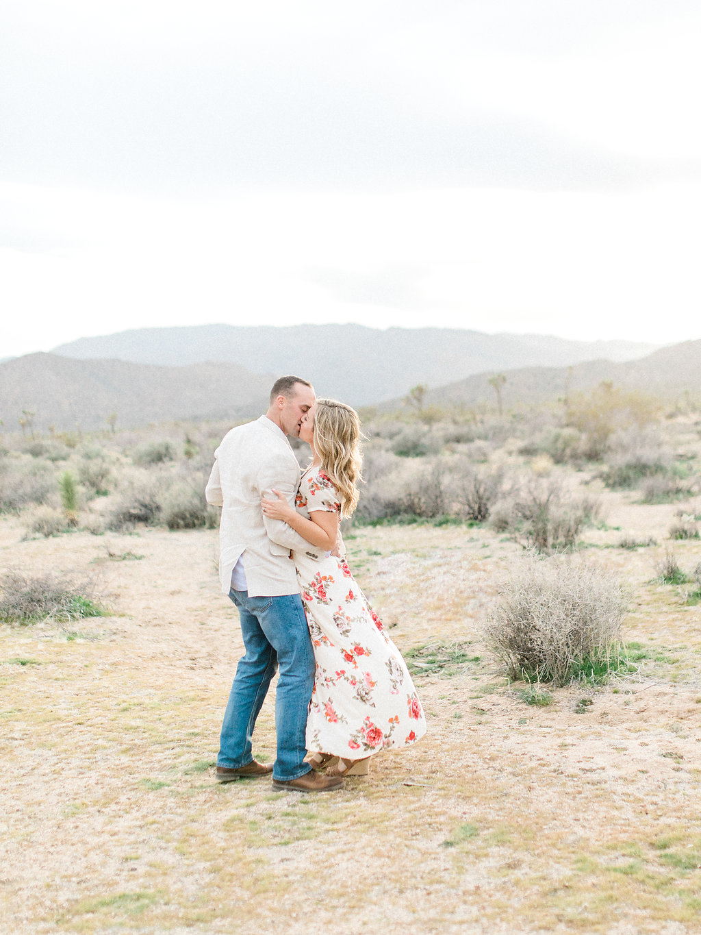 Joshua Tree Engagement Session | What to Wear for Pictures | Southern California Wedding Photographer | Mastin Labs Fuji Film | Fine Art Photographer | Desert Shoot | Desert Sunset Dancing California.jpg