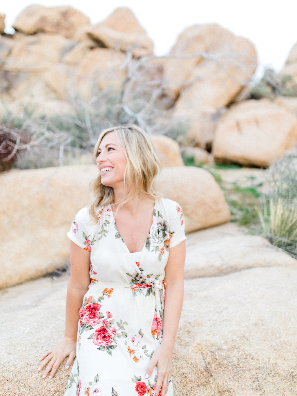 Joshua Tree Engagement Session | What to Wear for Pictures | Southern California Wedding Photographer | Mastin Labs Fuji Film | Fine Art Photographer | Desert Shoot | Floral Dress Photo Shoot.jpg