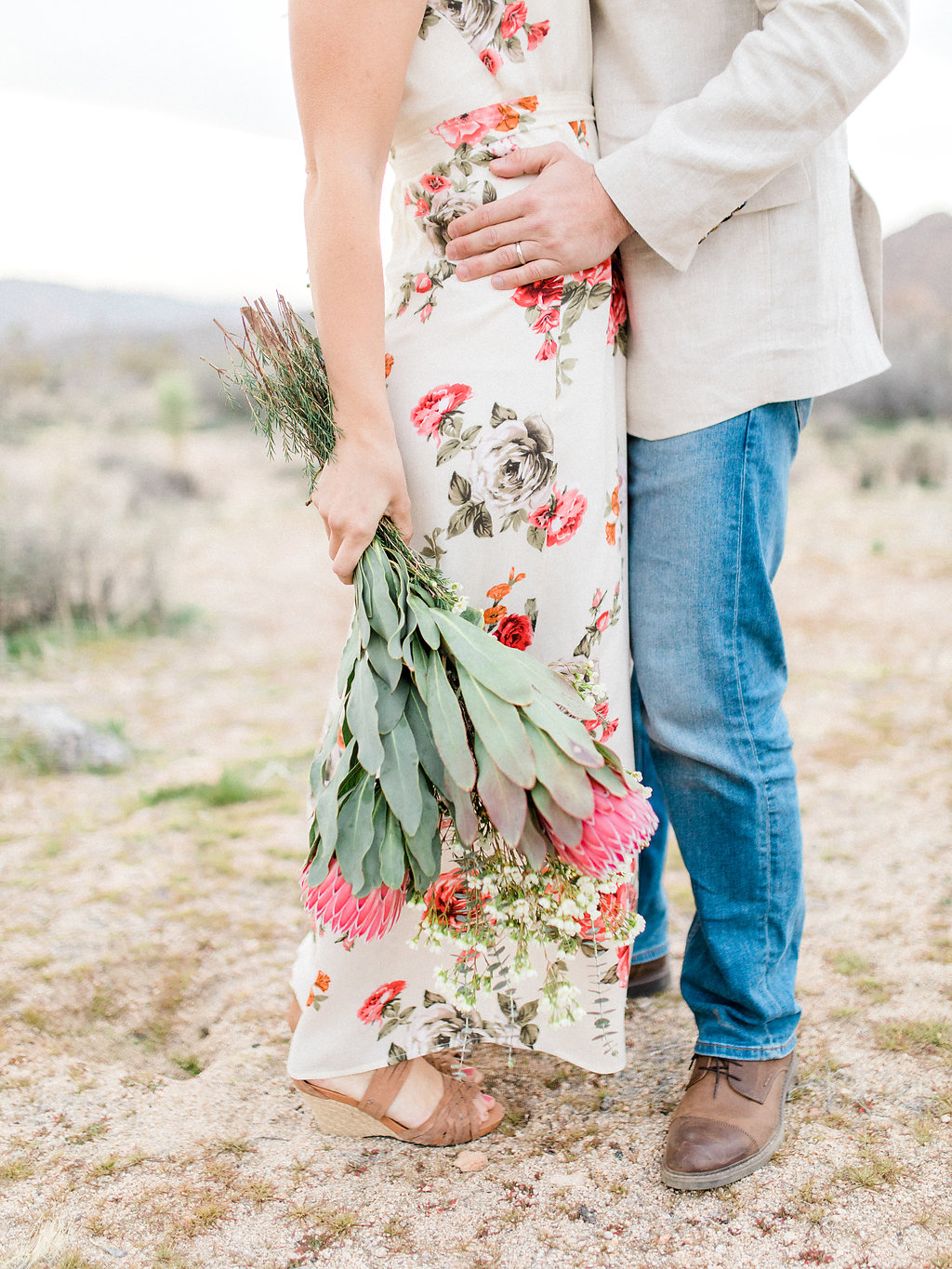 Joshua Tree Engagement Session | What to Wear for Pictures | Southern California Wedding Photographer | Mastin Labs Fuji Film | Fine Art Photographer | Desert Shoot | Gorgeous Desert Flowers.jpg