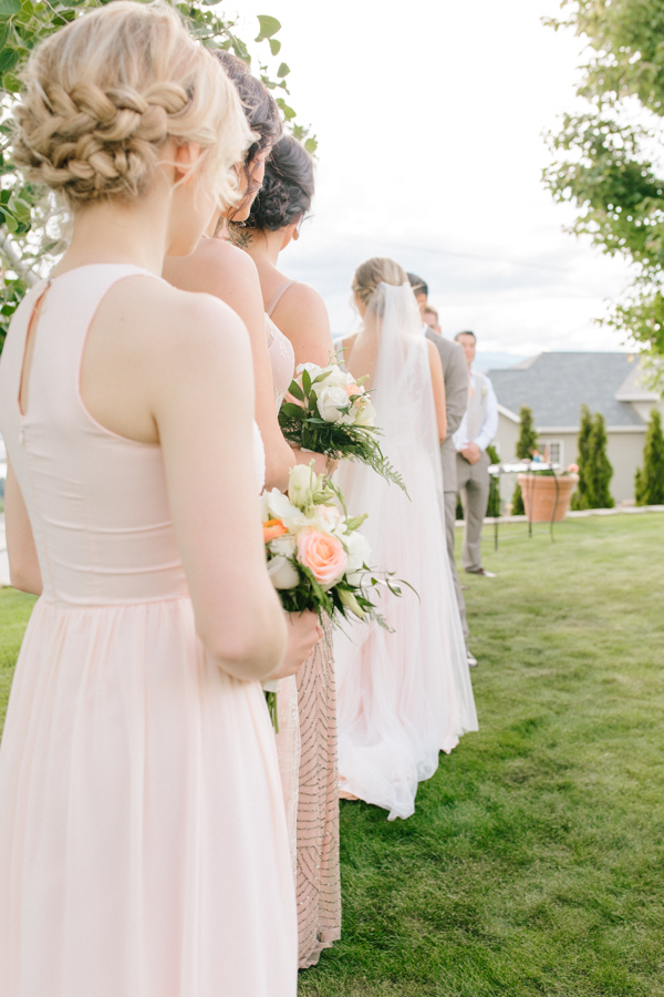 Intimate Backyard Blush Fairytale Wedding | Wenatchee Wedding Photographer | Fine Art Seattle Wedding Photographer | Blush Wedding | Wedding Details | Outdoor Ceremony