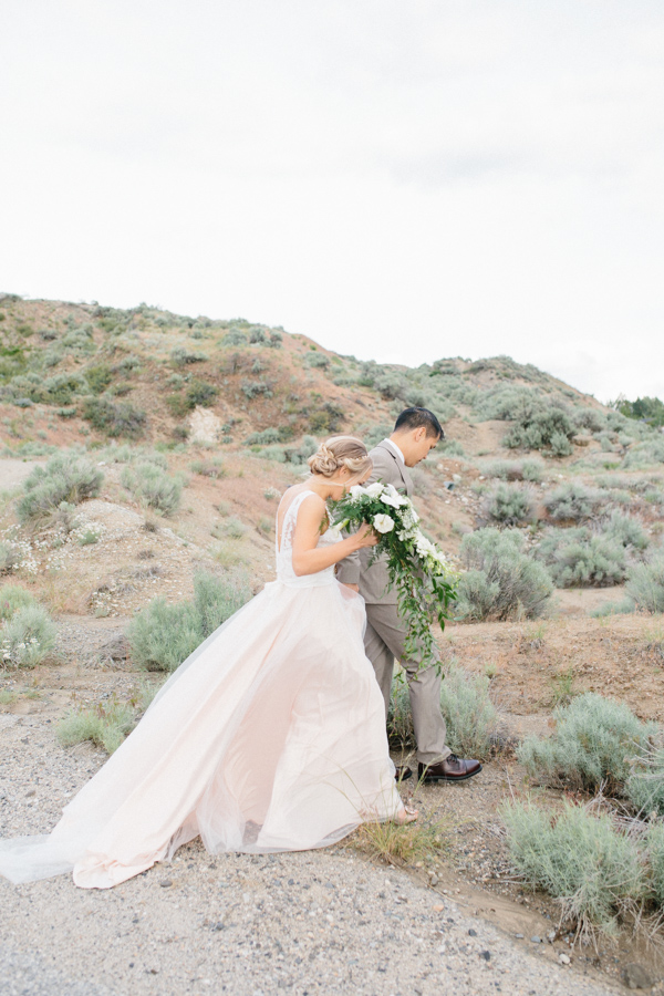 Intimate Backyard Blush Fairytale Wedding | Wenatchee Wedding Photographer | Fine Art Seattle Wedding Photographer | Blush Wedding | Wedding Details | Sunset Bridal Portraits Sagebrush