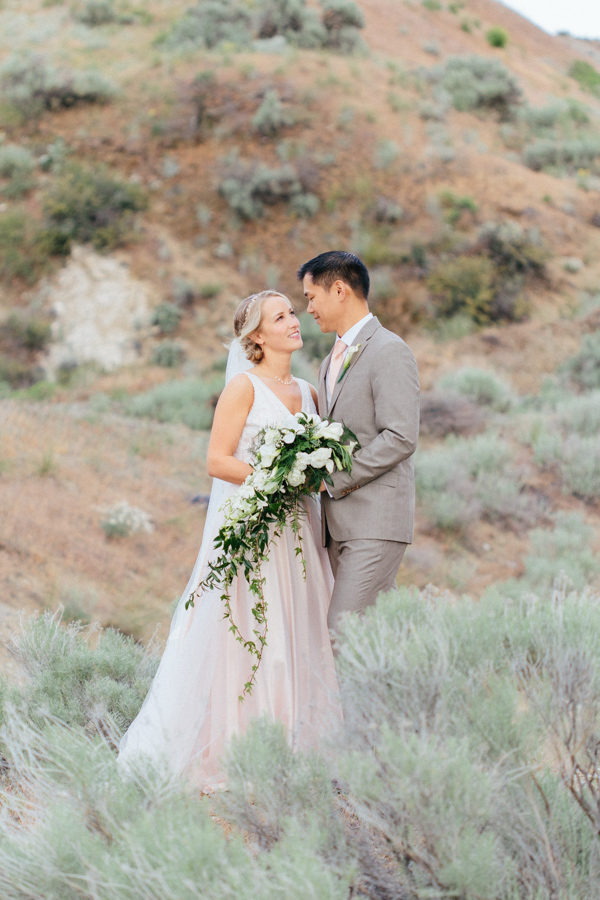 Intimate Backyard Blush Fairytale Wedding | Wenatchee Wedding Photographer | Fine Art Seattle Wedding Photographer | Blush Wedding | Wedding Details | Sunset Bridal Portraits Sagebrush