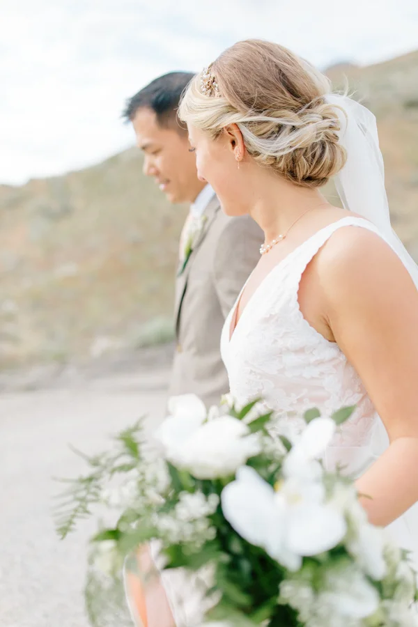 Intimate Backyard Blush Fairytale Wedding | Wenatchee Wedding Photographer | Fine Art Seattle Wedding Photographer | Blush Wedding | Wedding Details | Sunset Bridal Portraits Sagebrush