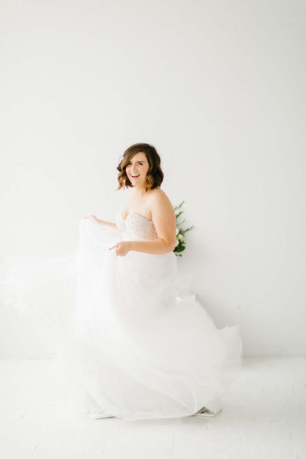 Seattle Fine Art Wedding Photographer | Seattle Downtown White Studio Bridal Session | Stunning Wedding Bouquet | Seattle Bride | Seattle Wedding | Photography Studio Space | Emma Rose Company Wedding Photography-5.jpg