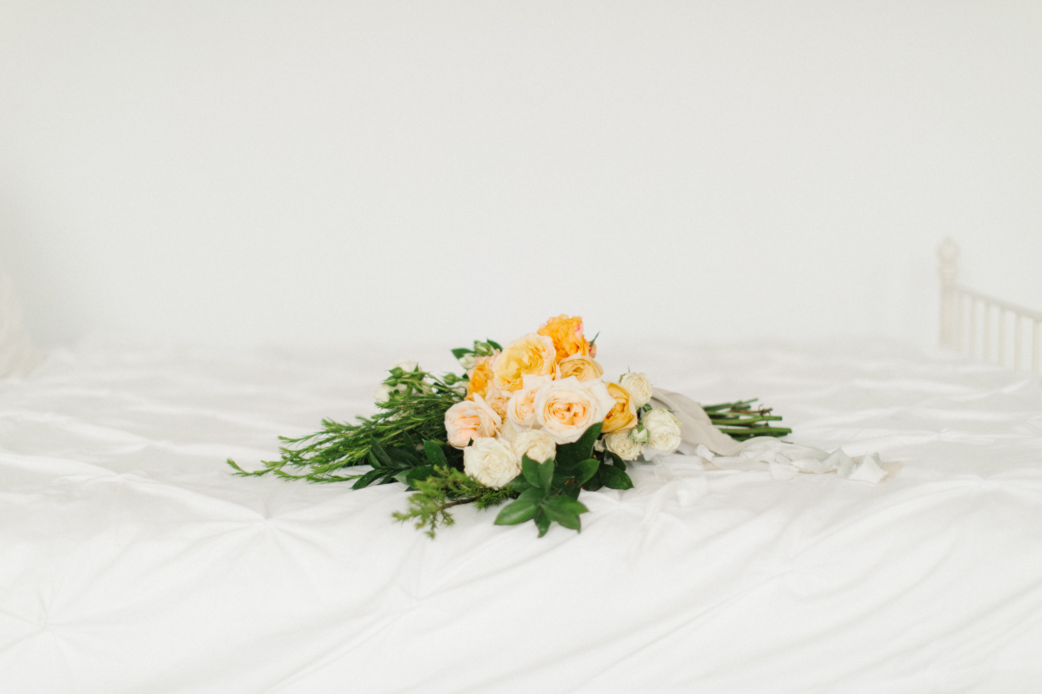 Seattle Fine Art Wedding Photographer | Seattle Downtown White Studio Bridal Session | Stunning Wedding Bouquet | Seattle Bride | Seattle Wedding | Photography Studio Space | Emma Rose Company Wedding Photography-11.jpg