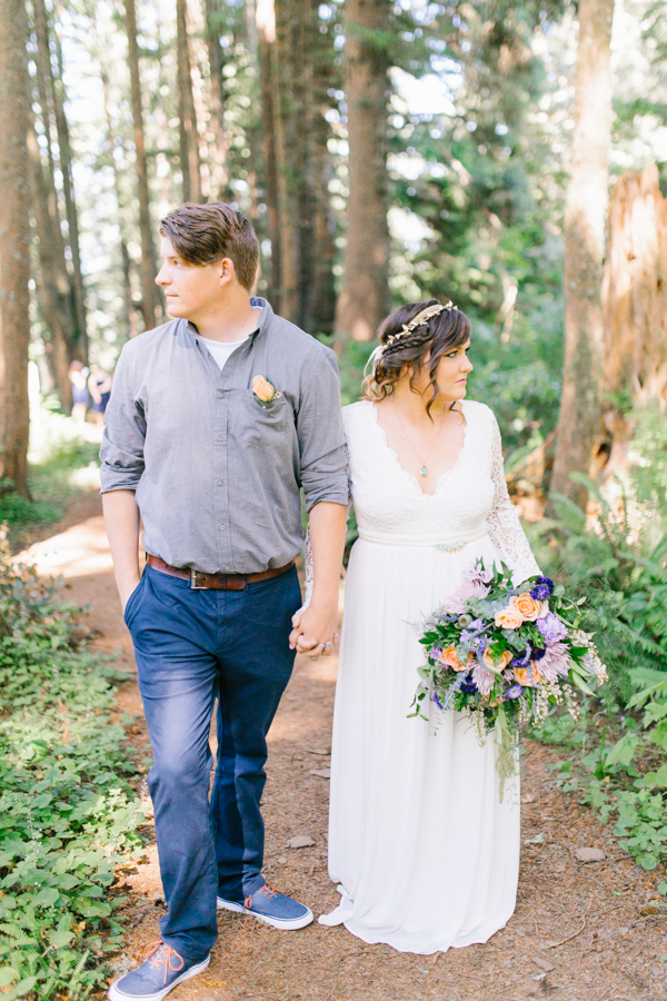 Oceanside Oregon Beach Wedding Details | Mermaid Wedding | Oregon Wedding on the Coast | Oregon Bride | Wedding Details | Bridal Party Portraits | Forest First Look-24.jpg