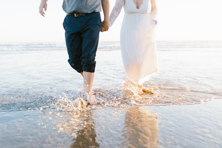 Oceanside Oregon Beach Wedding | Sunset Portraits by the Ocean | Oregon Bride | Oregon Wedding Photography | Wedding on the Beach | Bride and Groom Beach Portraits-20.jpg