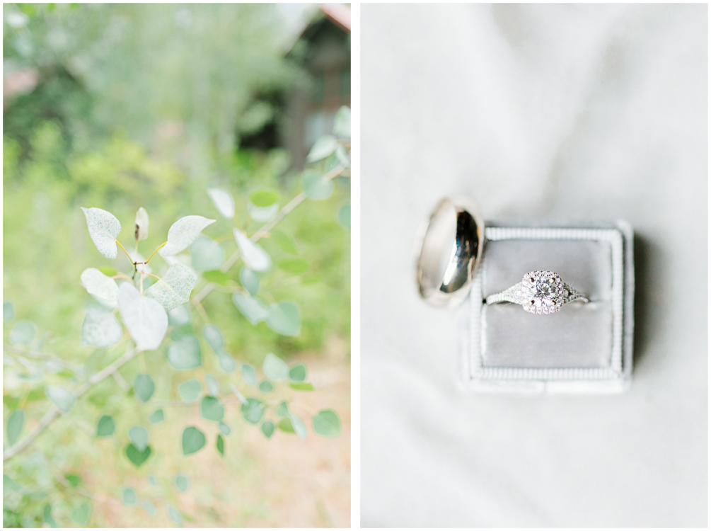 Grey and White Wedding in the Mountains of Leavenworth, Washington | Sleeping Lady | Classic and Timeless Wedding | VSCO | The Mrs Box | Wedding Ring Details.jpg