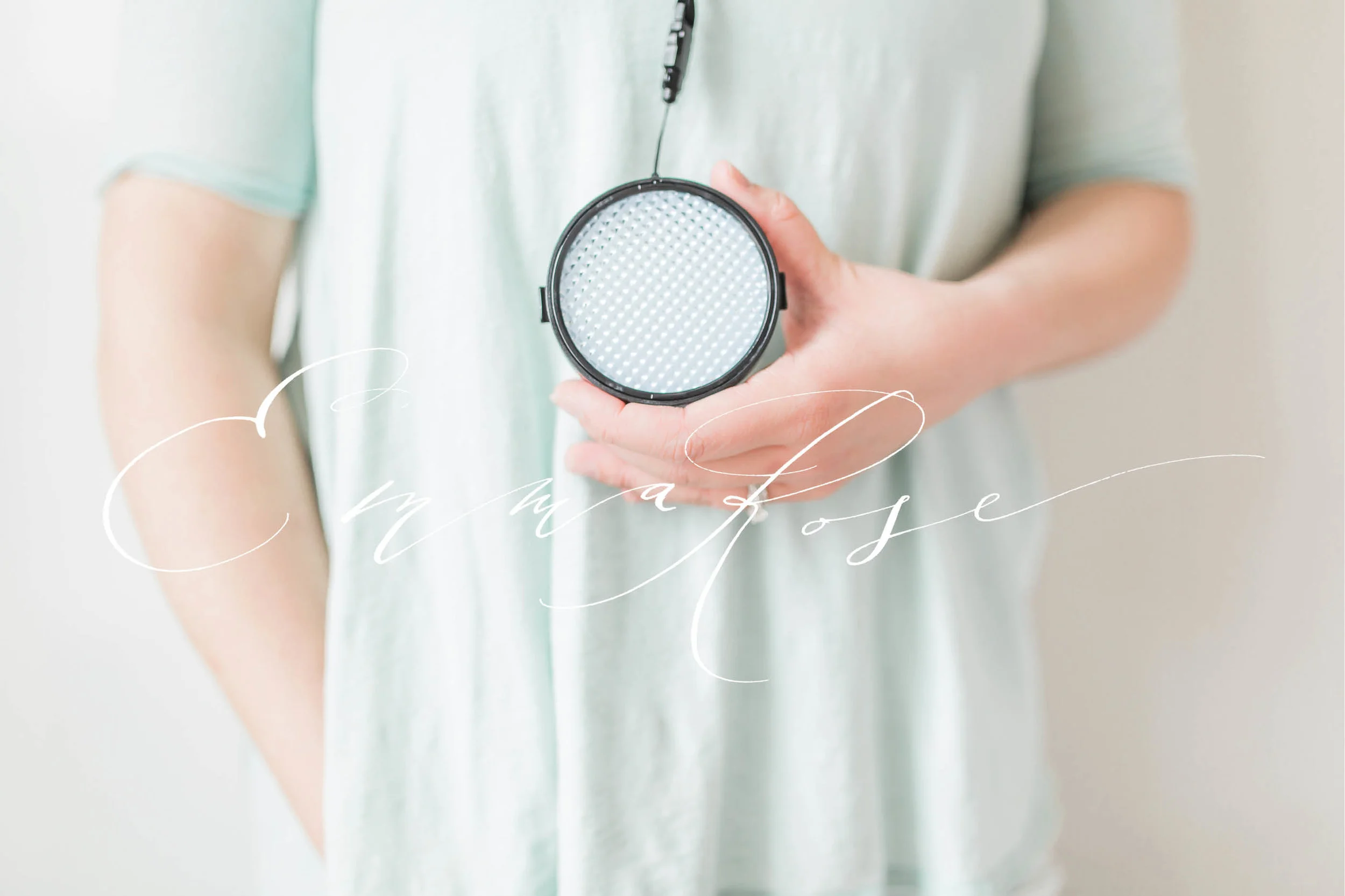 Styled Stock for Marketing | Emma Rose Company | Holding Expo Disc