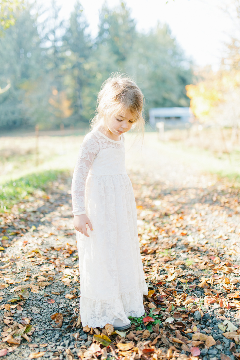 The most perfect fall photo shoot with toddler girl | What to wear to family pictures | Toddler girl in lace dress in woods and fields photo shoot | VSCO | Emma Rose Company | Toddler Outfit Inspiration | Long Lace Dress on Little Girl-1.jpg
