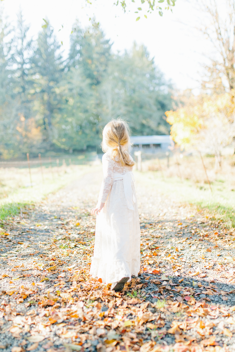 The most perfect fall photo shoot with toddler girl | What to wear to family pictures | Toddler girl in lace dress in woods and fields photo shoot | VSCO | Emma Rose Company | Toddler Outfit Inspiration | Long Lace Dress on Little Girl-2.jpg
