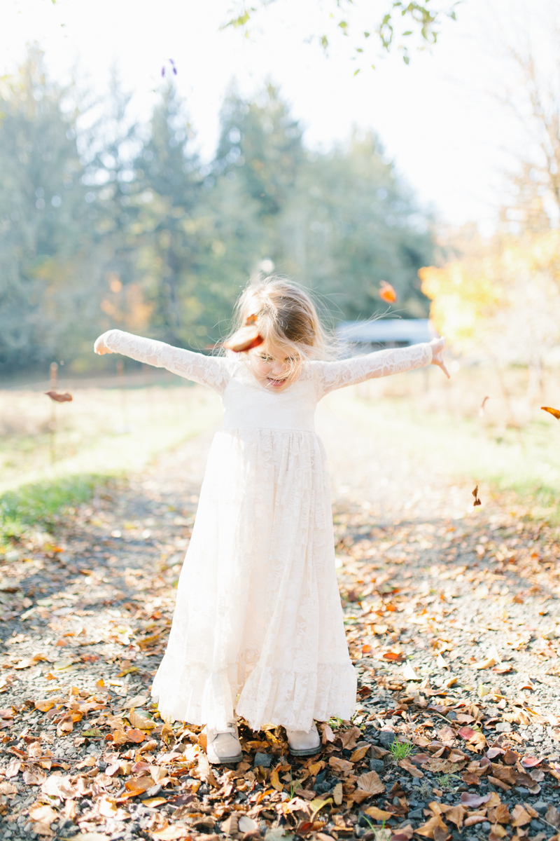 The most perfect fall photo shoot with toddler girl | What to wear to family pictures | Toddler girl in lace dress in woods and fields photo shoot | VSCO | Emma Rose Company | Toddler Outfit Inspiration | Long Lace Dress on Little Girl-3.jpg