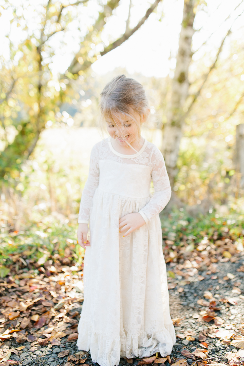 The most perfect fall photo shoot with toddler girl | What to wear to family pictures | Toddler girl in lace dress in woods and fields photo shoot | VSCO | Emma Rose Company | Toddler Outfit Inspiration | Long Lace Dress on Little Girl-24.jpg