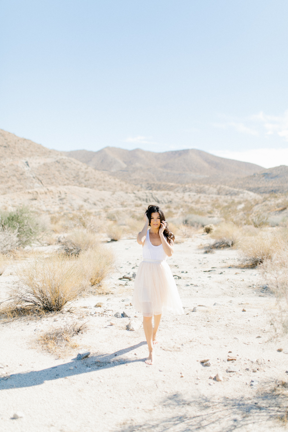 Boudoir on bed | Sexy feminine photos shoot in desert | Seattle Boudoir Photography