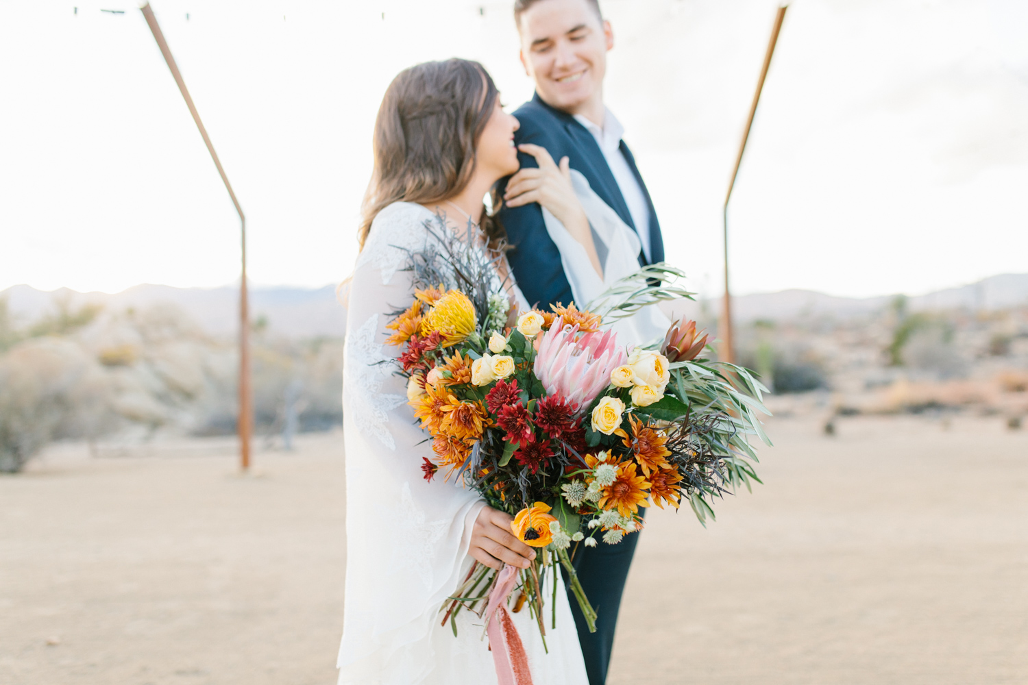 The Ruin Venue California | California Bride Inspiration | Fall Styled Shoot in the Desert | Epic Styled Shoot | Southern California Wedding Photographer | The Dress Theory | Fall Desert Wedding