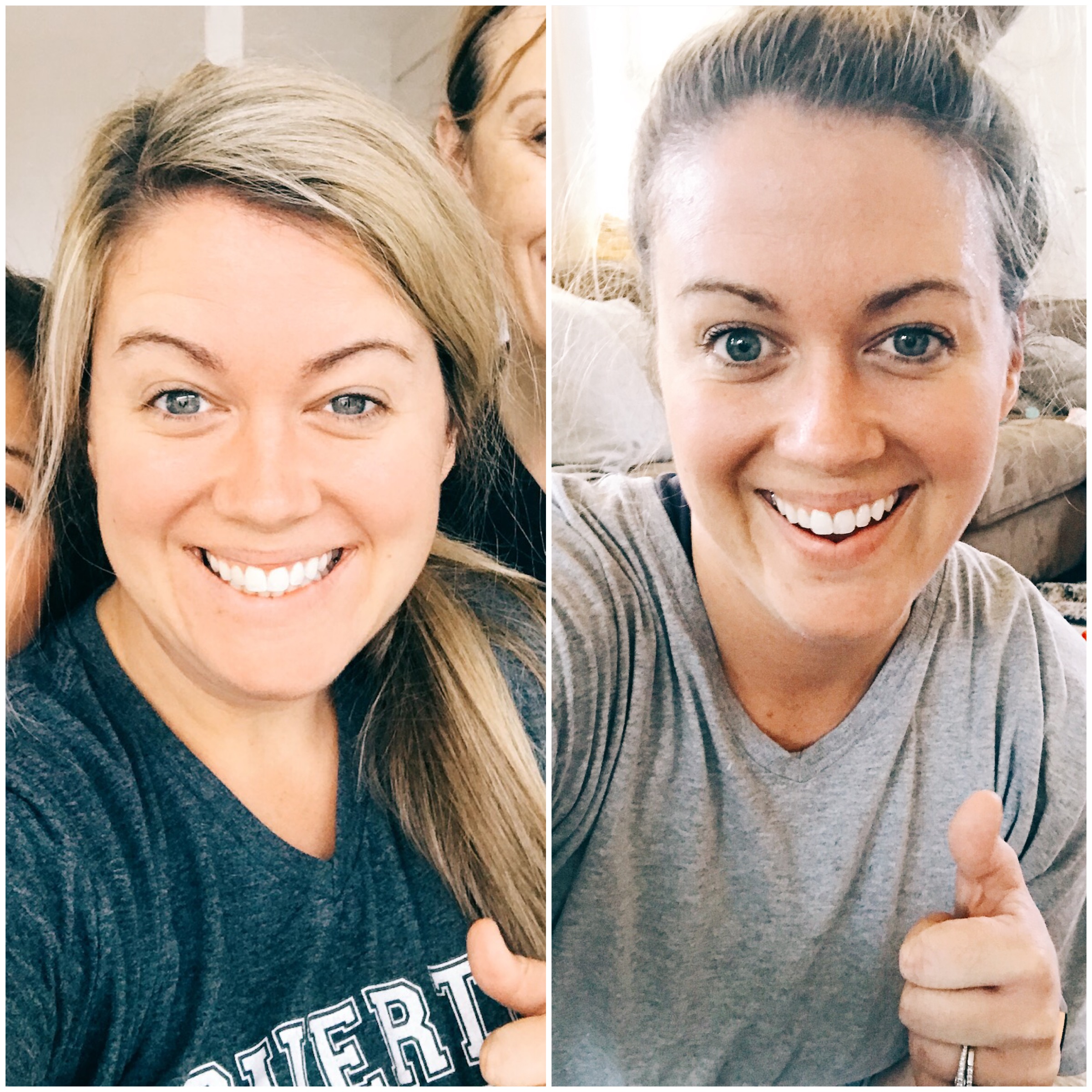 This side by side puts it in perspective. Day 11 vs. day 40.