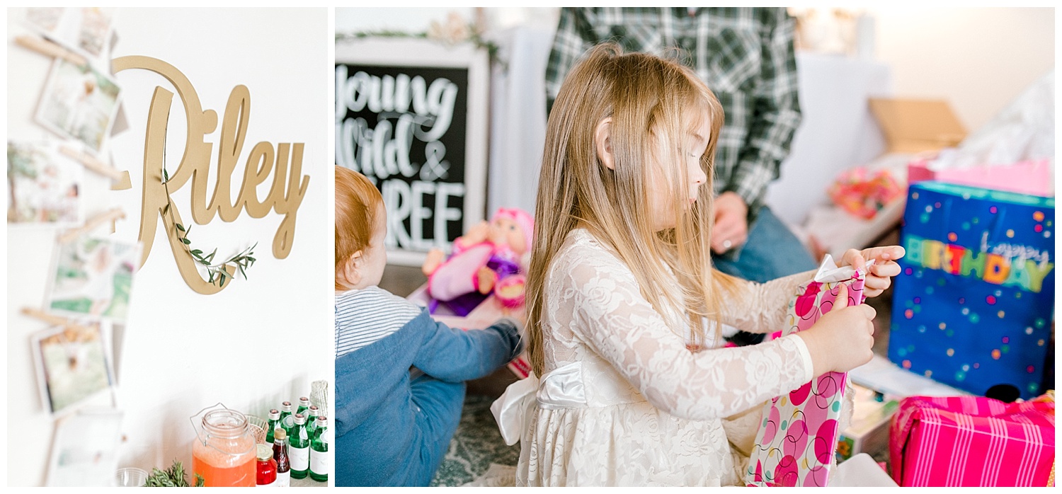 The Most Perfect Little Girl's Birthday Party Design | Animal Themed Toddler Birthday | Emma Rose Company | Blush and Grey Roses