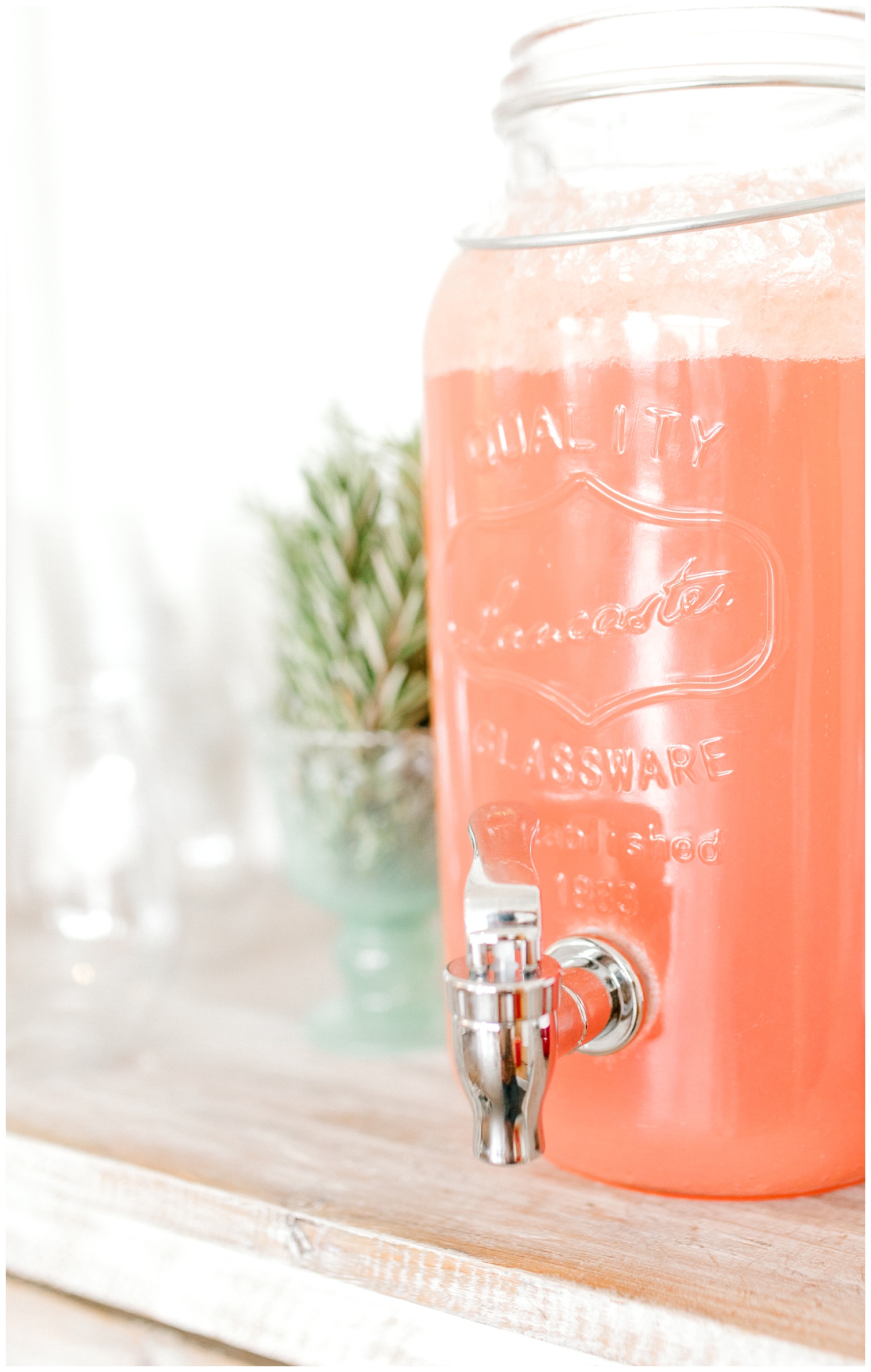 The Most Perfect Little Girl's Birthday Party Design | Animal Themed Toddler Birthday | Emma Rose Company | Blush and Grey Roses | Beautiful Mocktail