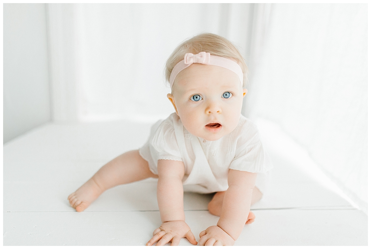 The Sweetest Six Month Old Studio Session | Emma Rose Company | Seattle Lifestyle Photographer | Baby Bows.jpg