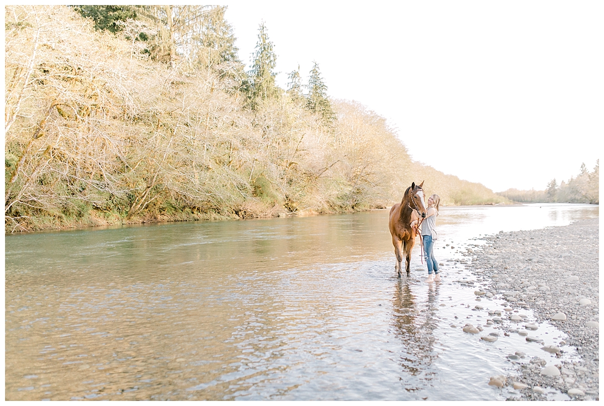 Sunset Senior Session with Horse | Senior Session Inspiration Session | Horse Photo Session | Pacific Northwest Light and Airy Wedding and Portrait Photographer | Emma Rose Company | Kindred Presets Chasing Light.jpg
