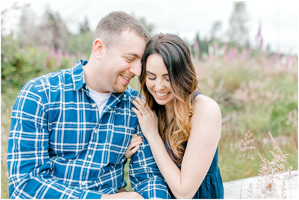 Beautiful Evening Engagement Session on Rose Ranch | Emma Rose Company Seattle and Olympia Wedding and Portrait Photographer | Engagement in Foxglove Field | Flowers | Pacific Northwest Wedding and Elopement Photographer-37.jpg