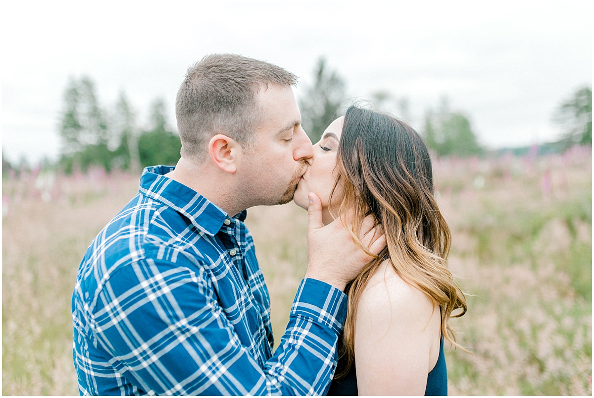 Beautiful Evening Engagement Session on Rose Ranch | Emma Rose Company Seattle and Olympia Wedding and Portrait Photographer | Engagement in Foxglove Field | Flowers | Pacific Northwest Wedding and Elopement Photographer-35.jpg