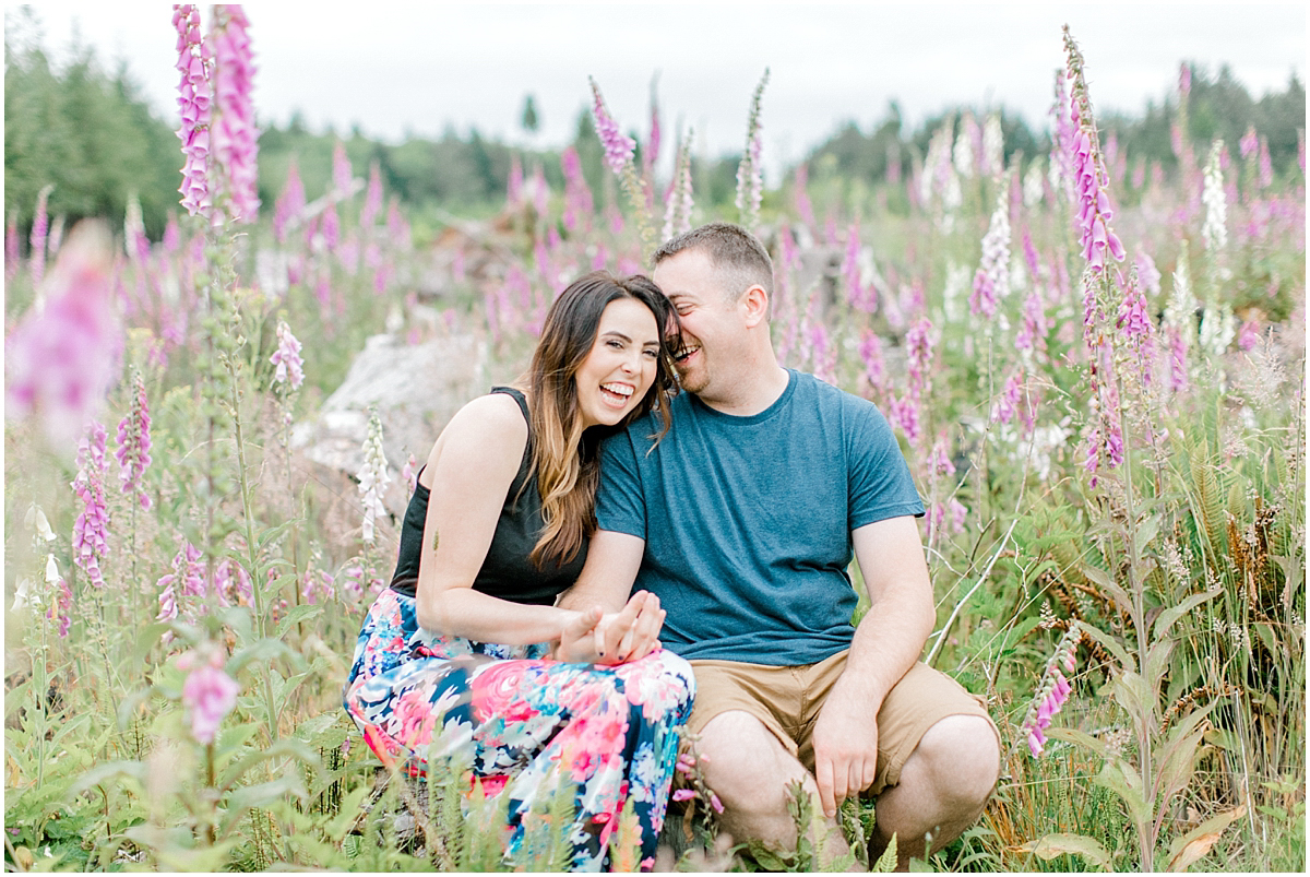 Beautiful Evening Engagement Session on Rose Ranch | Emma Rose Company Seattle and Olympia Wedding and Portrait Photographer | Engagement in Foxglove Field | Flowers | Pacific Northwest Wedding and Elopement Photographer-23.jpg