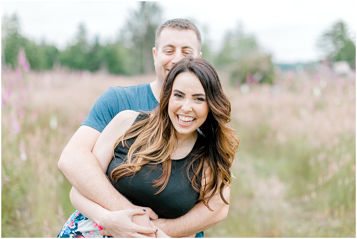 Beautiful Evening Engagement Session on Rose Ranch | Emma Rose Company Seattle and Olympia Wedding and Portrait Photographer | Engagement in Foxglove Field | Flowers | Pacific Northwest Wedding and Elopement Photographer-19.jpg