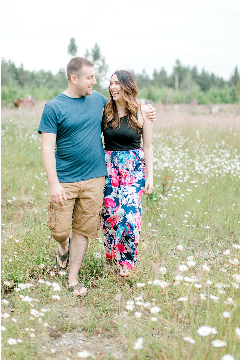 Beautiful Evening Engagement Session on Rose Ranch | Emma Rose Company Seattle and Olympia Wedding and Portrait Photographer | Engagement in Foxglove Field | Flowers | Pacific Northwest Wedding and Elopement Photographer-9.jpg