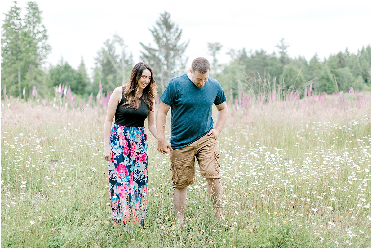 Beautiful Evening Engagement Session on Rose Ranch | Emma Rose Company Seattle and Olympia Wedding and Portrait Photographer | Engagement in Foxglove Field | Flowers | Pacific Northwest Wedding and Elopement Photographer-2.jpg