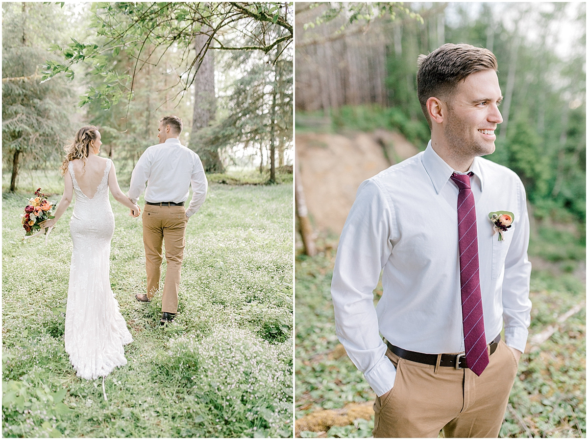 Pacific Northwest Elopement on Rose Ranch | Emma Rose Company Seattle and Portland Wedding Photographer | Engaged | Lace Wedding Gown | Peonie and ranunculus bouquet-12.jpg