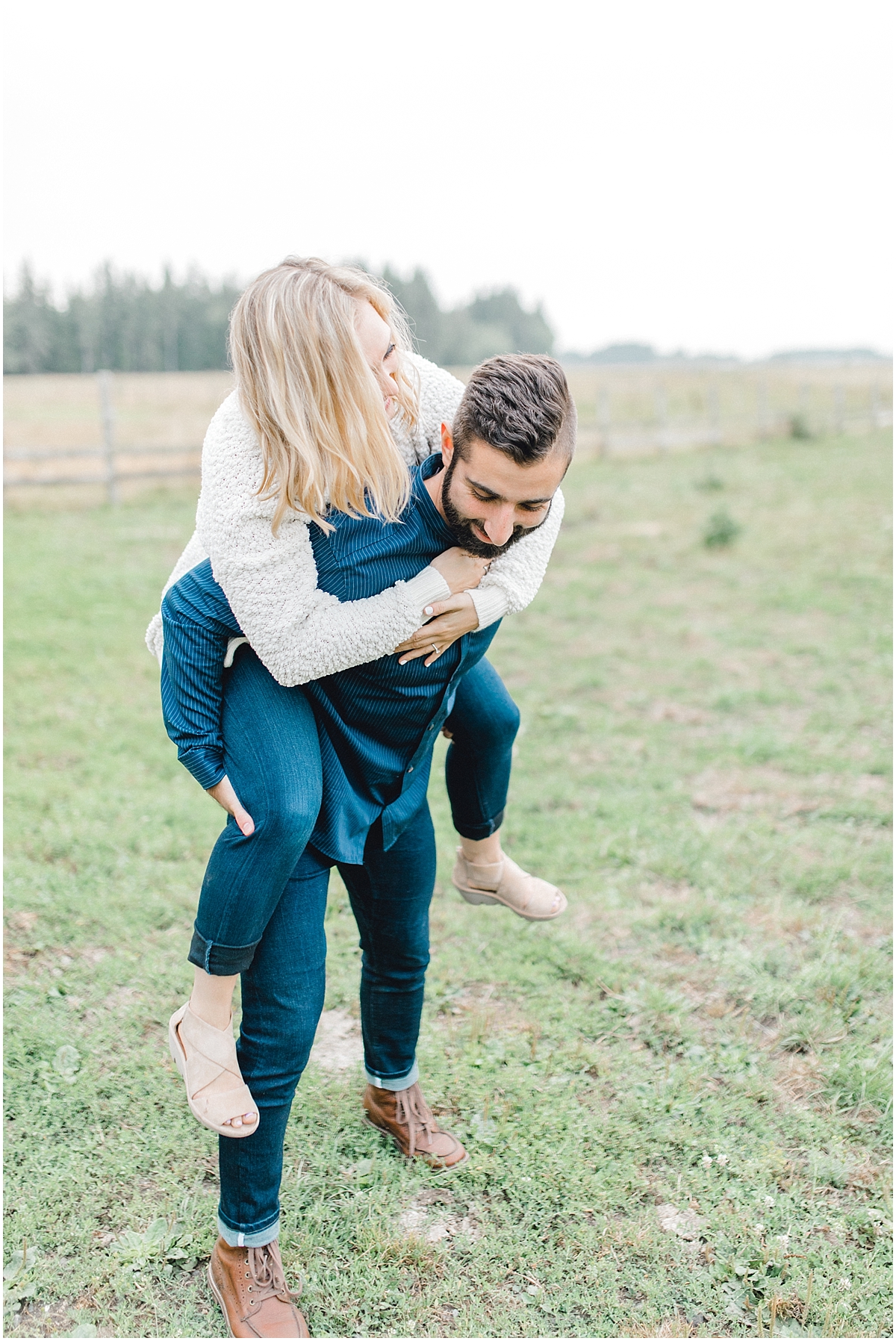Emma Rose Company | PNW Engagement Session | What to Wear for Pictures | Rose Ranch Engagement | Sunset | Kindred Presets | Seattle Wedding Photographer Light and Airy_0278.jpg
