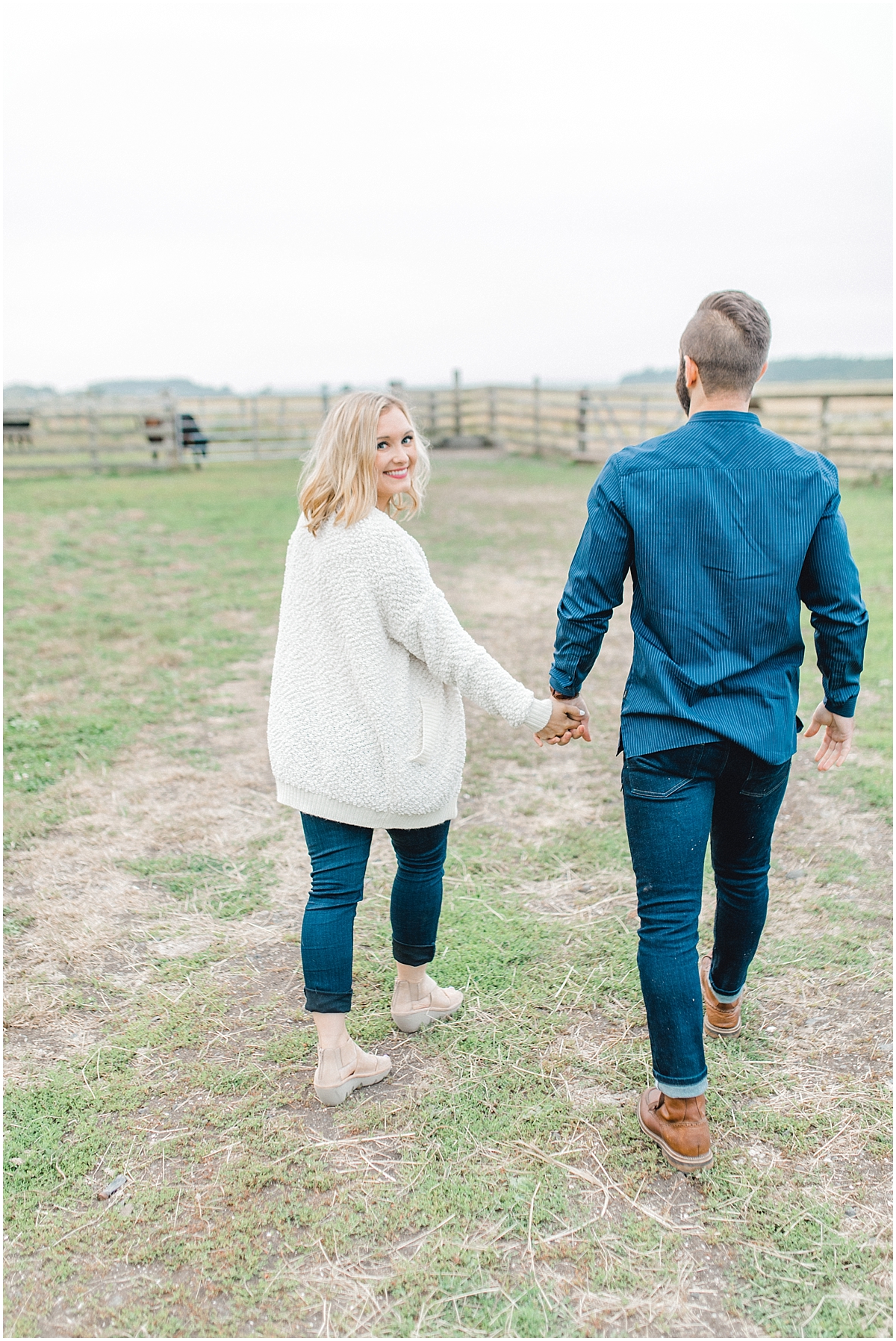 Emma Rose Company | PNW Engagement Session | What to Wear for Pictures | Rose Ranch Engagement | Sunset | Kindred Presets | Seattle Wedding Photographer Light and Airy_0280.jpg