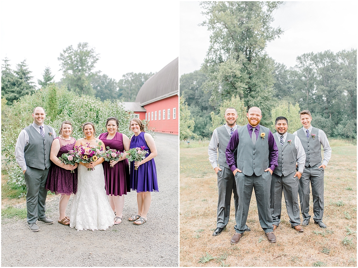 Sunflower themed wedding with purple accents, Emma Rose Company Seattle Wedding Photographer, Light and Airy photographer Kindred Presets Wedding Details PNW_0103.jpg