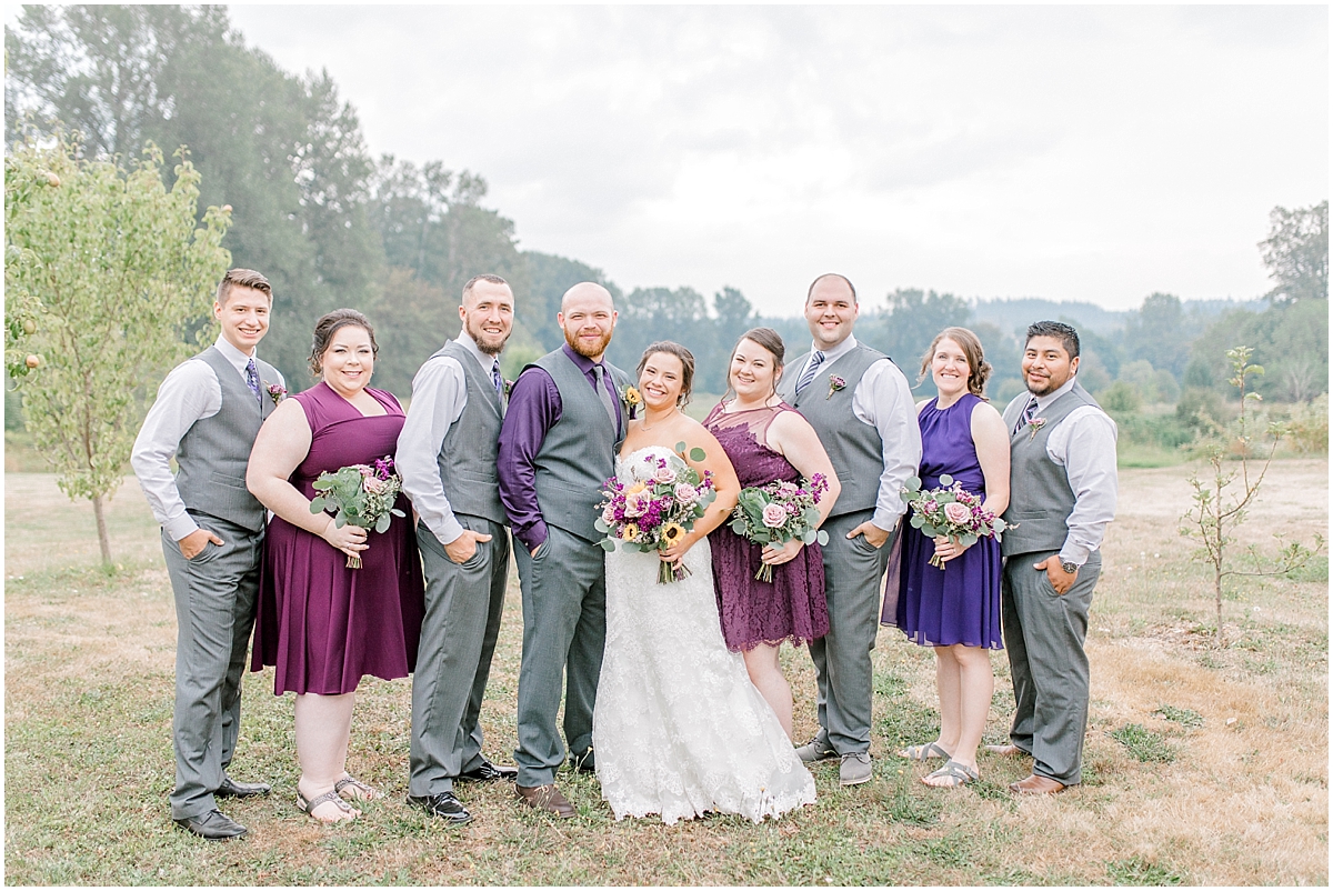 Sunflower themed wedding with purple accents, Emma Rose Company Seattle Wedding Photographer, Light and Airy photographer Kindred Presets Wedding Details PNW_0122.jpg