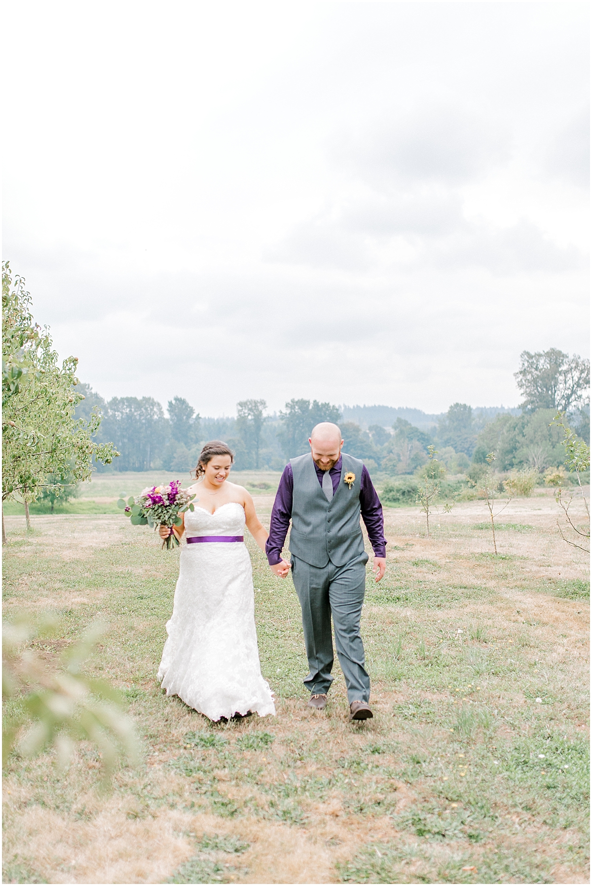 Sunflower themed wedding with purple accents, Emma Rose Company Seattle Wedding Photographer, Light and Airy photographer Kindred Presets Wedding Details PNW_0130.jpg