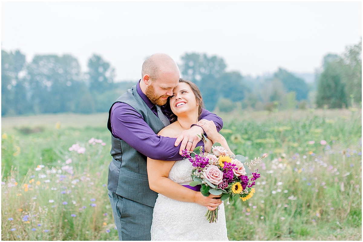 Sunflower themed wedding with purple accents, Emma Rose Company Seattle Wedding Photographer, Light and Airy photographer Kindred Presets Wedding Details PNW_0156.jpg