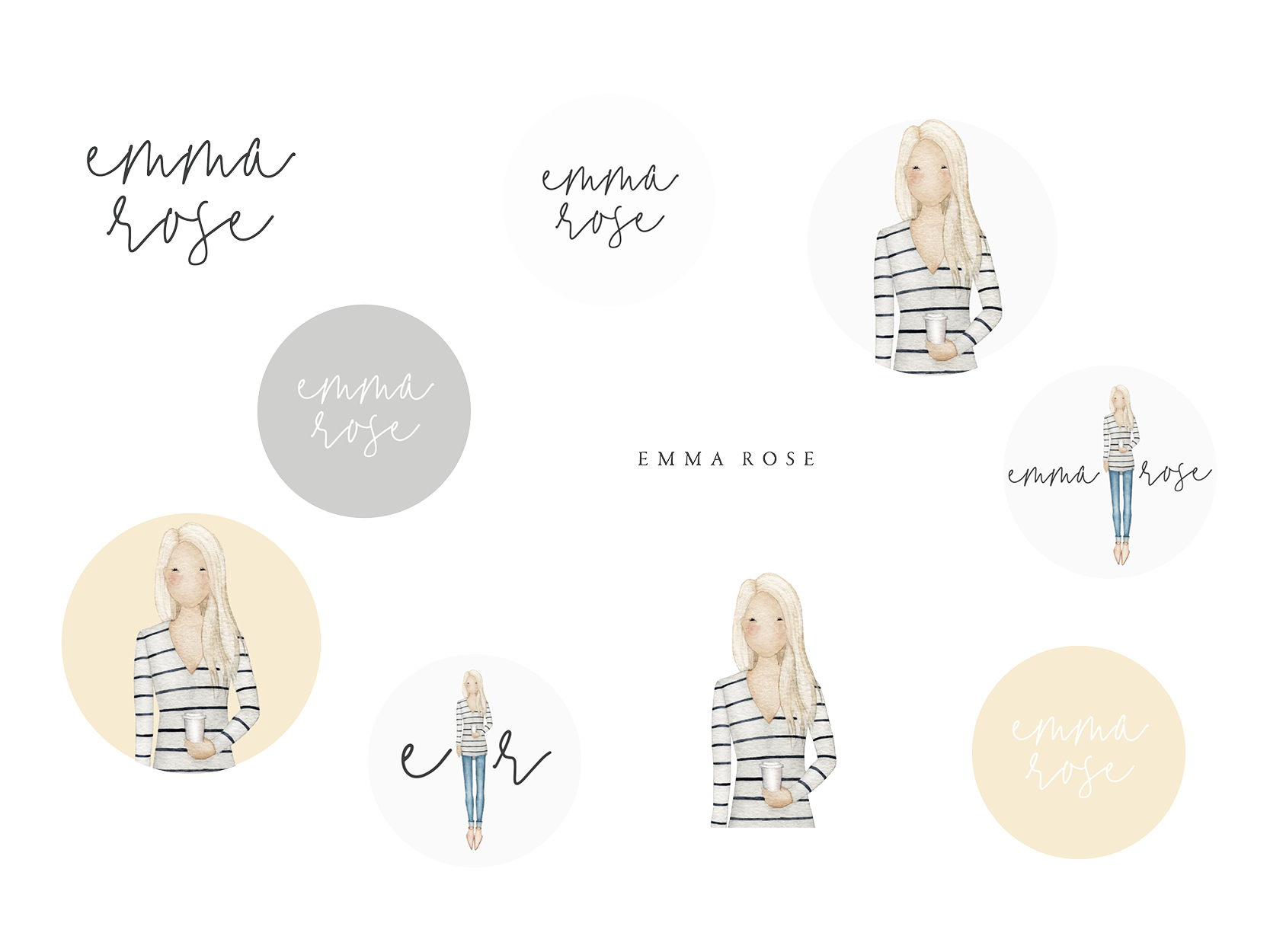 Emma Rose Company Squarespace Website Designer Mustard and Yellow Brand Inspiration #branding #yellowbrand #emmarosecompany