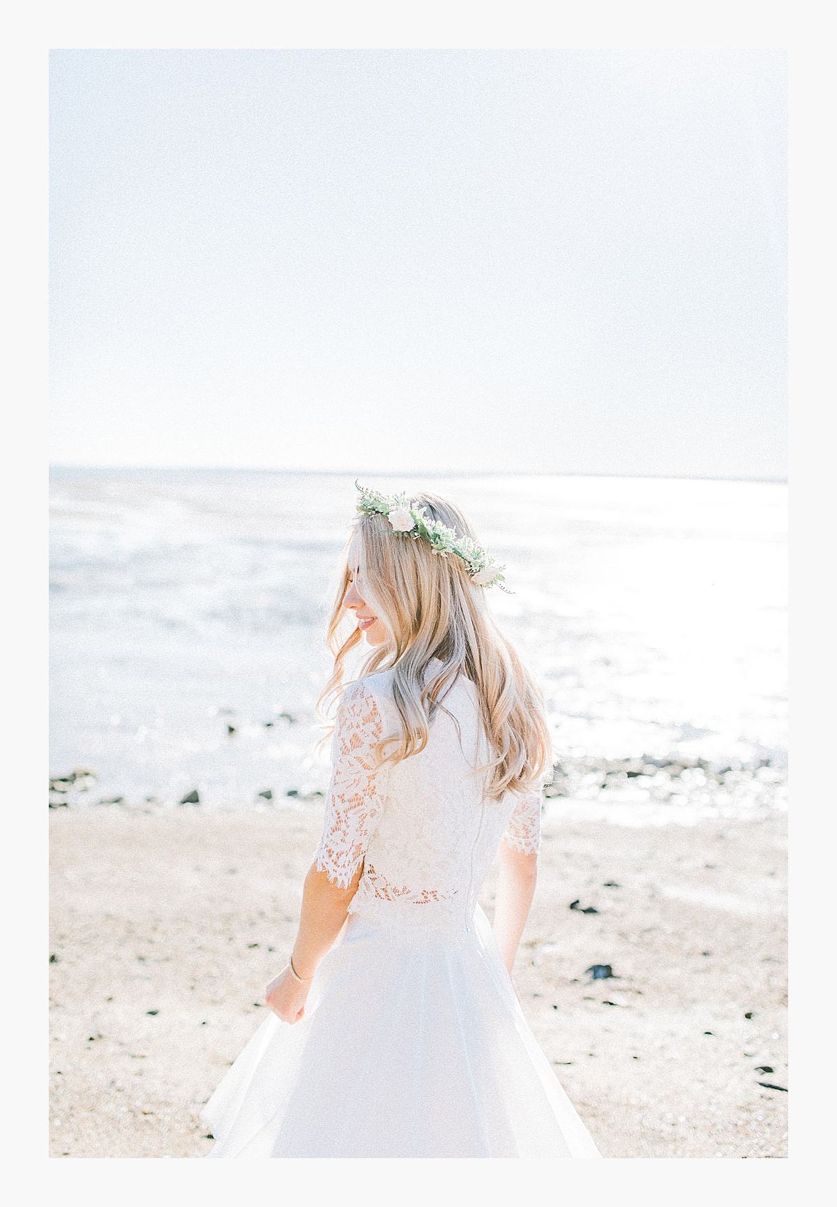 Styled bridal portraits on the beach in simple lace wedding skirt and lace top with Emma Rose Company.  Yellow and ivory inspired bridal shoot in the Pacific Northwest._0012.jpg