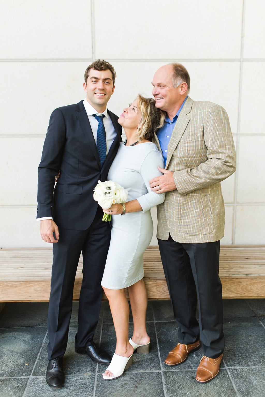 Seattle Courthouse Wedding | Seattle Municipal Court | Downtown Seattle Wedding | Intimate Elopement wedding | Beautiful Purple Bouquet | White Wedding Jumpsuit